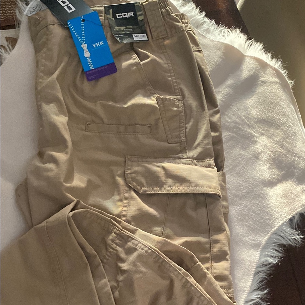 Khaki Cargo Men's Pants